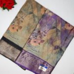 Multi Colour Rachana Crushed Sarees-MB321