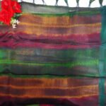 Multi colour Georgette Mirror Sarees -MB331 - Image 3