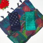Multi colour Georgette Mirror Sarees -MB331