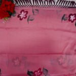 Pure Georgette Bresh paint Sarees-MB334 - Image 3