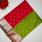 Semi Uppada With Small Temple Design -MB336