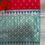 Semi Uppada With Small Temple Design -MB336 - Image 2