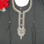 Vatican Silk With Maggam Work Deasigner -MB343 - Image 2