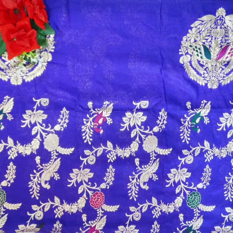 Honey Silk With Benarus Blouse-MB332(351) - Image 3