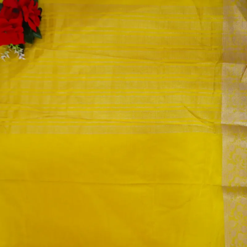 Honey Silk With Benarus Blouse-MB332(351) - Image 2