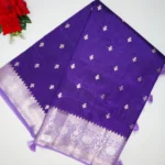 Basic Russain Crape Sarees-MB353 - Image 4