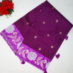 Basic Russain Crape Sarees-MB367 - Image 4