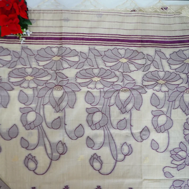 Pure Khadhi Silk In Designer Sarees-MB329(375) - Image 2