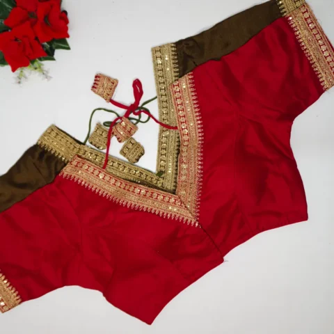 Fantom Silk Vichitra Designer Blouses-B022