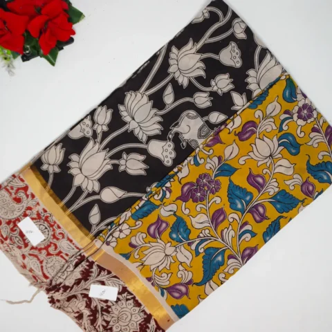 Mangalagiri Nizam Border Sarees-M006