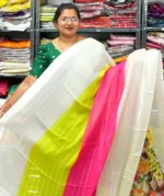 Sreleela Georgette With Viscose (Peacock Pallu) -MB143 - Image 2