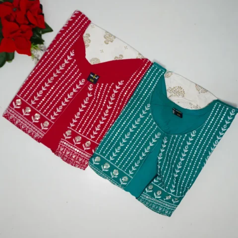Rayon Coat Tops With umbrella -MB965 (XXL-44)