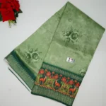 Kasturi Pure Digital Marshmellow Sarees -MB404 - Image 4