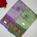 Kasturi Pure Digital Marshmellow Sarees -MB404
