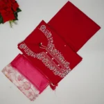 Leva Tissue 3Peace Set Maslin Silk Dresses-MB410(3XL-46)