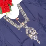 Masleen Silk Party Ware Dresses-MB413(3XL-46) - Image 2