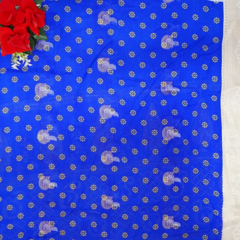 Dove Silk With allover Butties -MB551(414) - Image 3