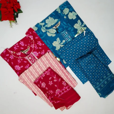 Regular Cotton Dresses-MB958(Xl-42)