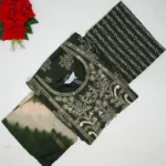 Masleeen Silk 3Peace Set Dreses(Green Special)-MB426(M-XXL)