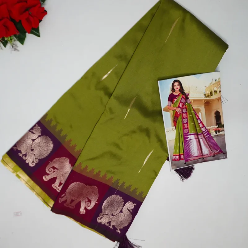 Soft Narayana Pattu Sarees -MB550(428) - Image 4