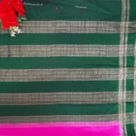 Pure Mysore Crape Georgette Gap Border-MB440 - Image 3