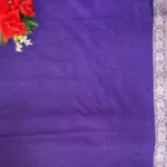Handloom Basic Russain Crape Sarees-MB447 - Image 3