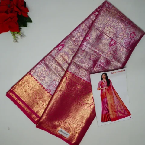 Basic Kanchi Pattu Sarees -MB713(450)