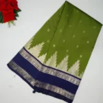 Narayana Pattu With Temple Border Sarees-MB454 - Image 4