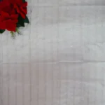 Marshmallow  Silk With Checks-MB460(366) - Image 3