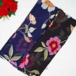 Crape Georgette Sarees-MB461