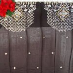 Dual Shades Sirosky Stone Sarees-MB469 - Image 2