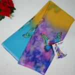 Butterfly Pure Digital Georgette Sarees-MB483 - Image 5