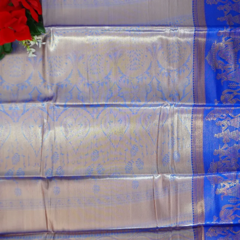 Pallaki Border Fancy Sarees-MB546(485) - Image 3