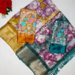 Kalanjali Silk With Work Blouse-MB490
