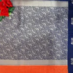 Pure Russian Crape Vertical  Weaving Sarees -MB494 - Image 3