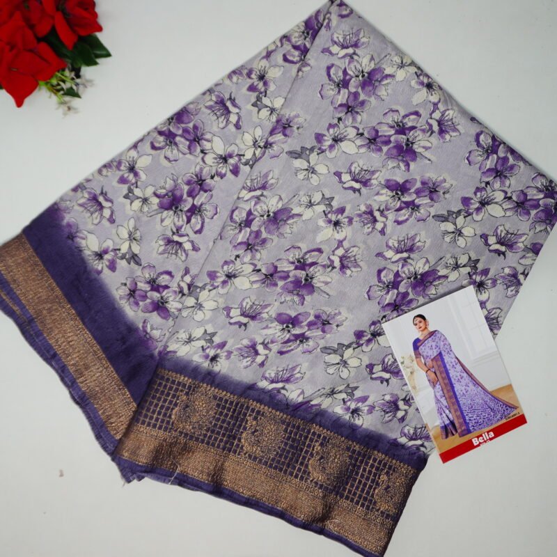 Vatica Bella Crushed Sarees -MB319(497) - Image 4