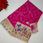 Kasturi Pochampalli Dola Crushed Sarees-MB503 - Image 4