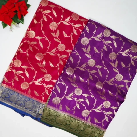 Pure Raw Mango Georgette Sarees-MB543(520)