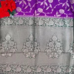 Pure Raw Mango Georgette  Sarees-MB520 - Image 3
