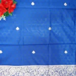 Copper Work Soft Benarus Silk Sarees-MB521 - Image 3