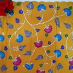 Gold Space Penkalamkari Blouse Peaces-MB524