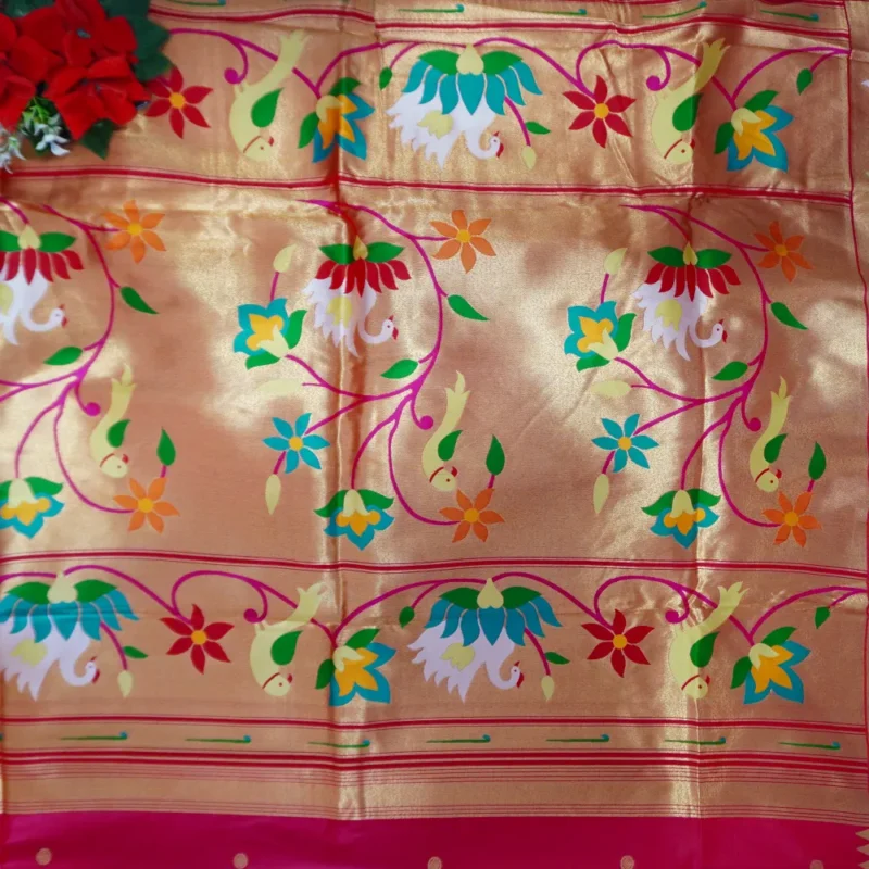 Narayan Pattu With Pythani Border-MB540(530) - Image 3