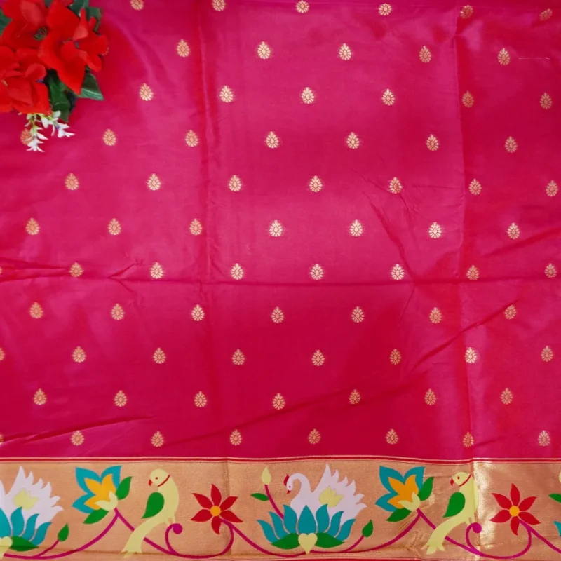 Narayan Pattu With Pythani Border-MB540(530) - Image 2