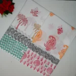 White Special Malai Cotton Sarees-MB531