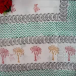 White Special Malai Cotton Sarees-MB531 - Image 2