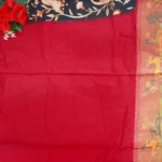 Penkalamkari Tissue Kalamkari Border Sarees-MB535 - Image 2