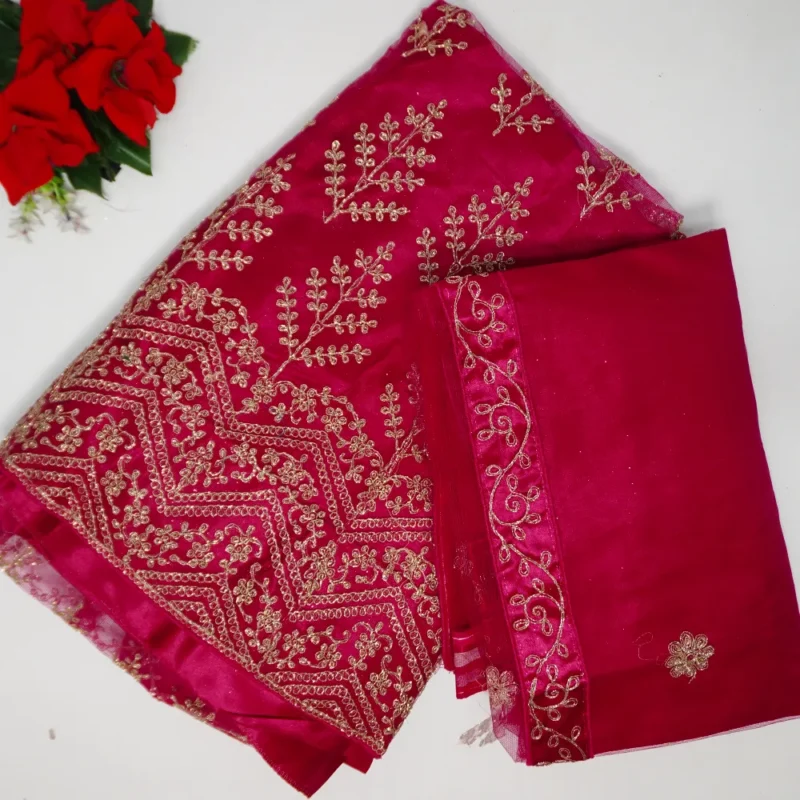 Gold Work Party Ware Lehengas -MB544 - Image 5