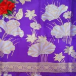Russain Crape Silk Sarees-MB550 - Image 3