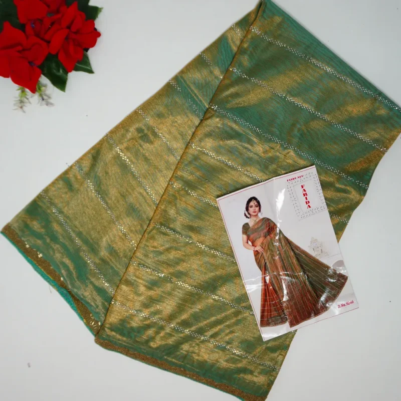 Dual Tone Space Silk Sarees-MB312(553) - Image 4