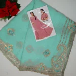 Pure Georgette Work Sarees-MB571 - Image 5